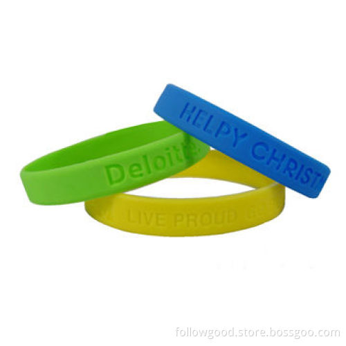 Silicone rubber wristband for Christmas/ for promoting company image